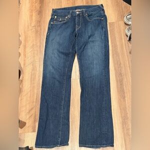 True Religion Dark Blue Straight Men's Jeans